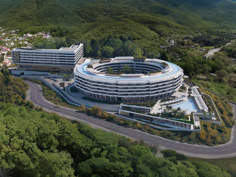 Архитектурный проект «Санаторий в Лазаревском» — МОА