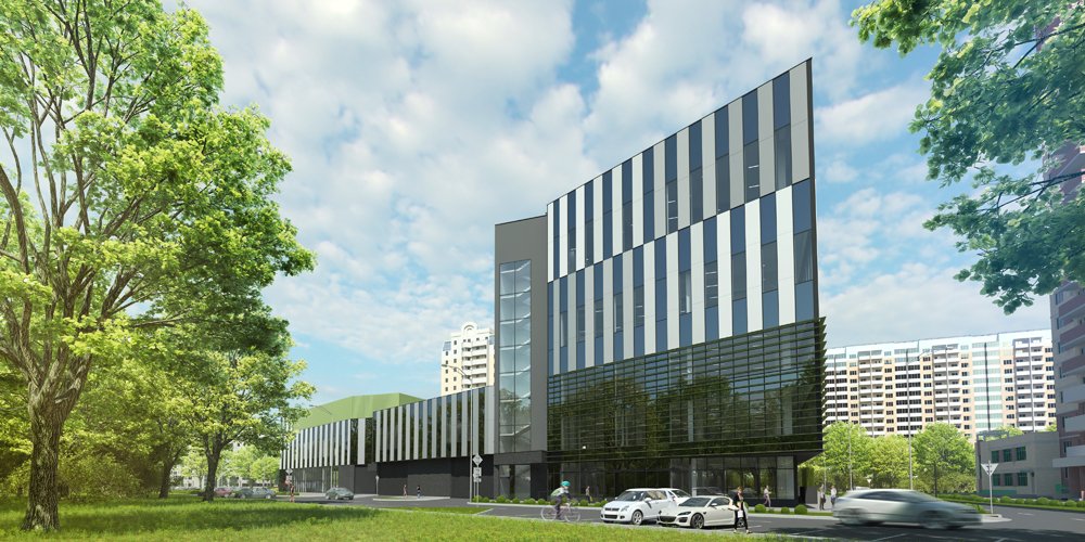 Фото проекта «Торгово-спортивный комплекс с подземной автостоянкой» — МОА