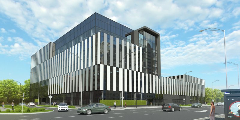 Архитектурный проект «Торгово-спортивный комплекс с подземной автостоянкой» — МОА