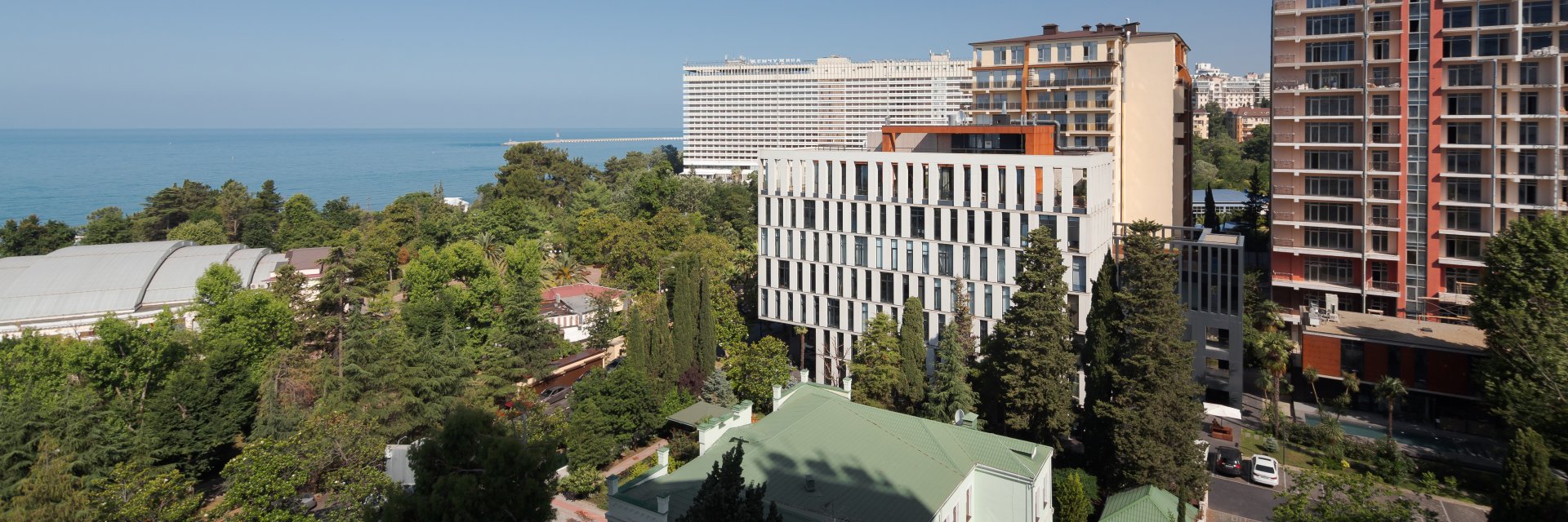 Архитектурный проект «Верещагинская дача» — Гостиничное обслуживание — Сочи, Краснодарский край, Россия — проектирование 2013 — МОА